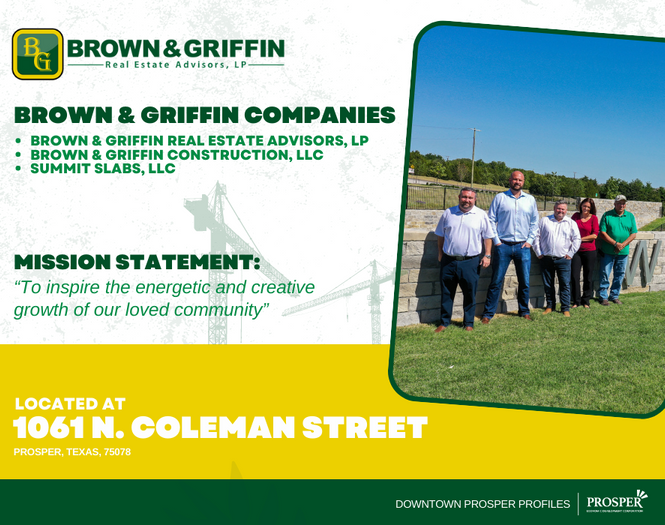 Article image for Downtown Prosper Profile - Brown & Griffin Properties page