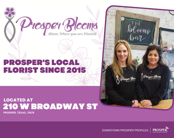 Downtown Prosper Profile - Prosper Blooms - March 17, 2023